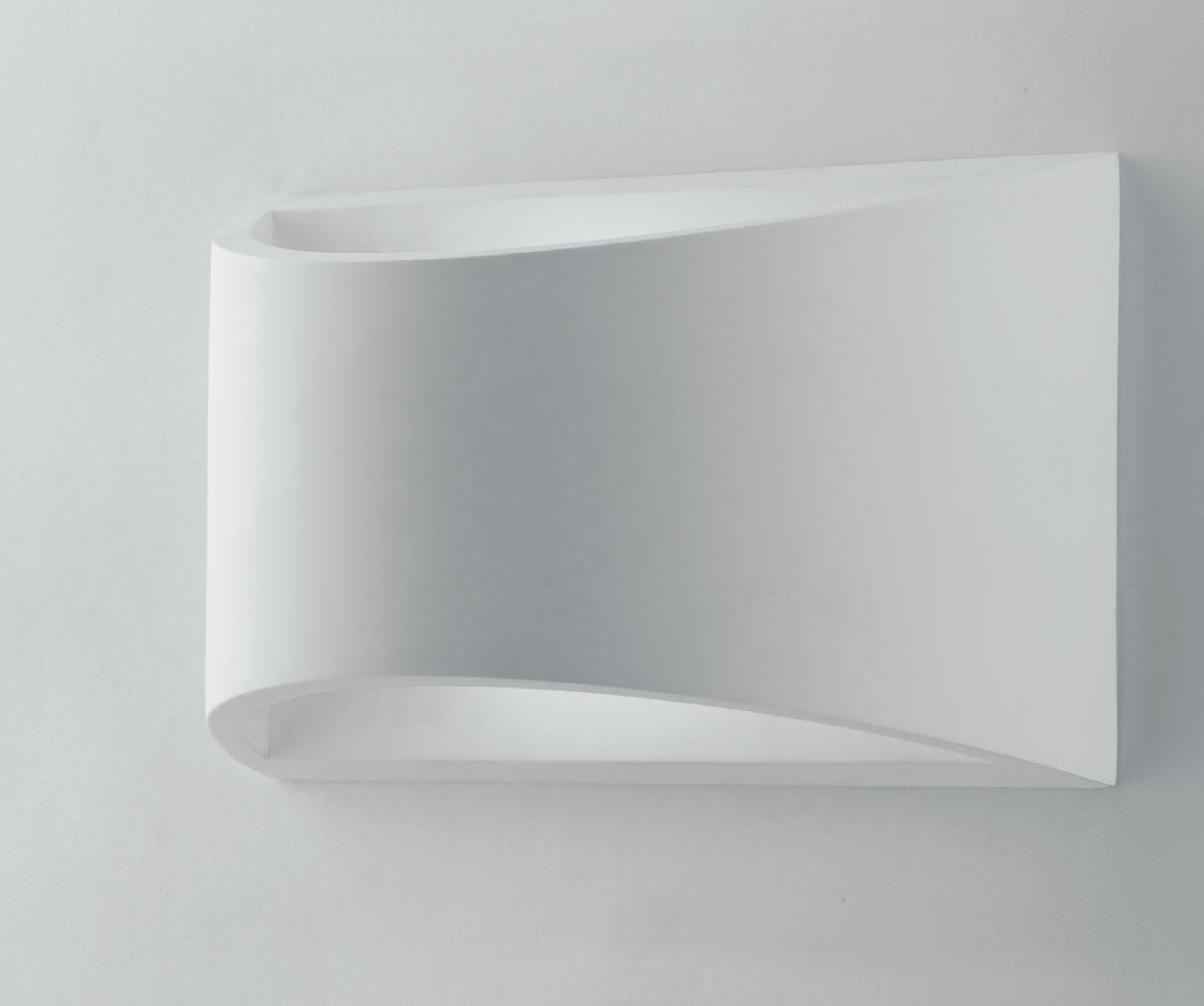 Applique a parete in gesso verniciabile 1XG9 non inclusa collezione ASTRON Applique a parete in gesso verniciabile 1XG9 non inclusa collezione ASTRON